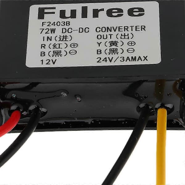 DC 12V til 24V 3A 72W Step Up Boost Strømforsyningsomformer Regulator Modul