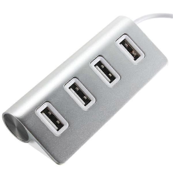 Aluminiumlegering Super Höghastighets 4 Portar Usb Hub Usb Splitter Adapter För PC