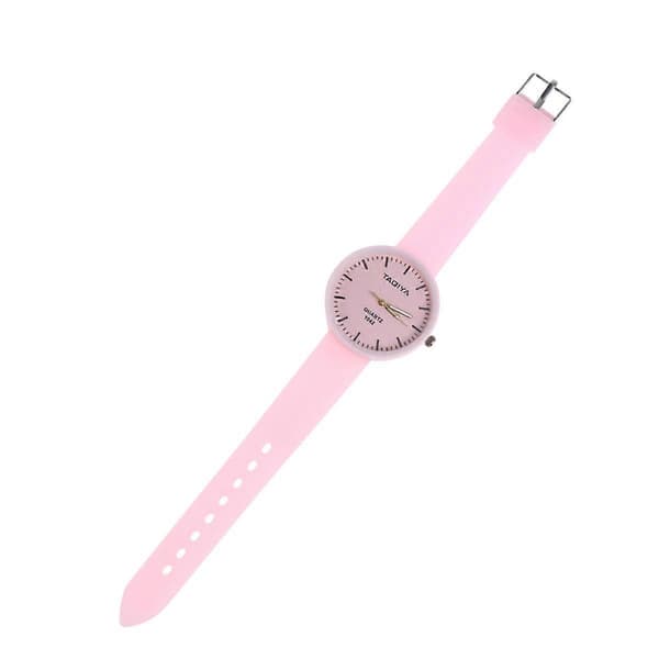 Minimalistiska Klockor Silikonklocka Rosa 23*3.6cm Sport 1Set