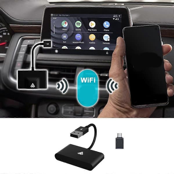 Højtydende trådløs Android Auto Dongle Trådløs Android Auto Adapter
