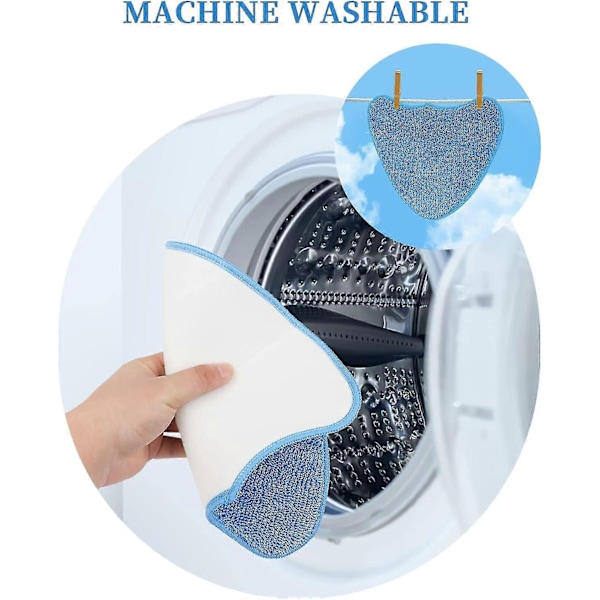 Kompatibel med VAX Ångmopp Städmoppar VAX S85-CM S86-SF-P S86-SF-T S86-SF-C 3-pack