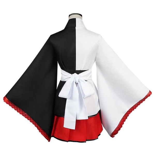 Anime Cosplay Kimono Monokuma Cosplay Seraph Of The End Kostym Uniform Outfit Set För tjejer Kvinnor S