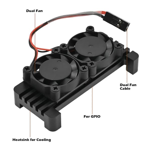 til Raspberry Pi Zero 2 til W Armor til Kabinet Aluminium Legering Passiv Køling til