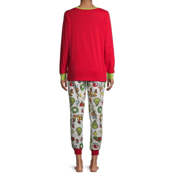 Jouluinen Grinch Perheen set pyjamasetti Joululahja Women 6-7 Years