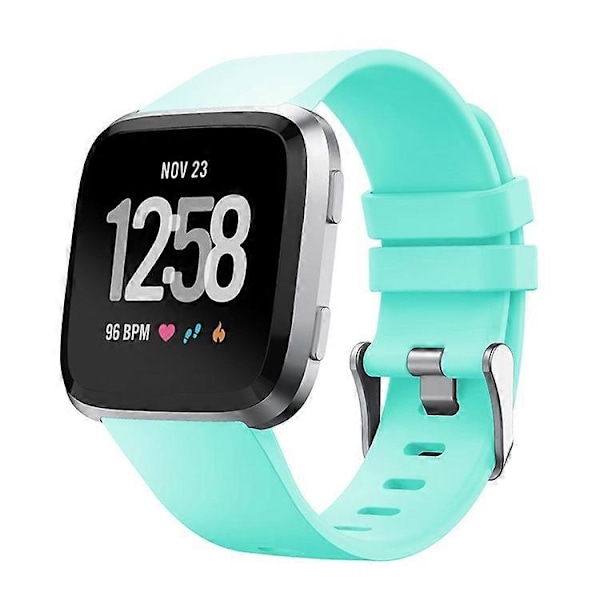 Silikone Smart Watch Rem [Stor Størrelse] Kompatibel med Fitbit Versa Lite/Versa/Versa 2 Indigo
