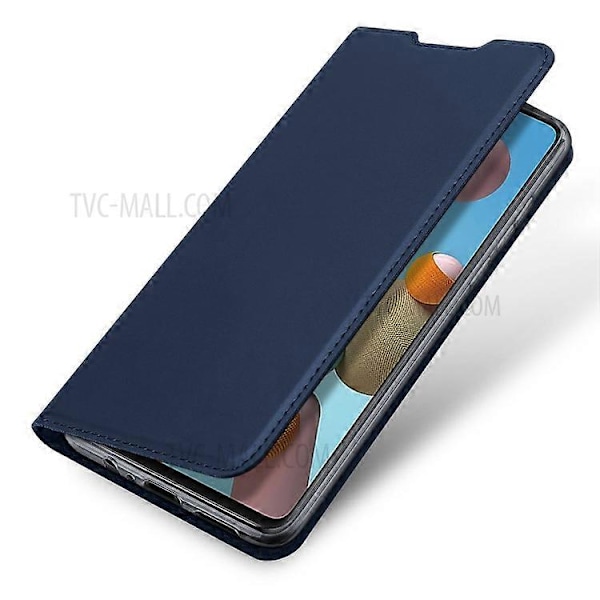 DUX DUCIS Skin Pro Series Folio Flip Lærveske med Kortspor Kompatibel med Samsung Galaxy A21s Blue