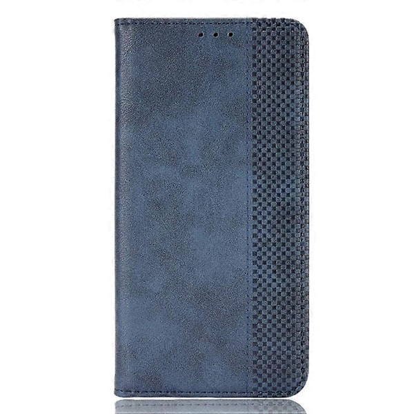 Kompatibel for vivo Y17s 4G Deksel PU Lær Full Beskyttelse Telefondeksel Blue