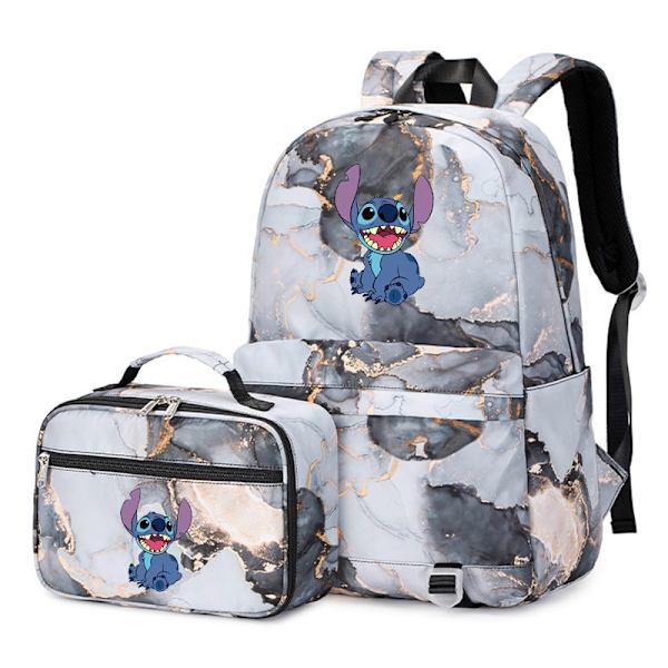 2 stk Disney Lilo Stitch Multi Pocket Rygsæk med Madpakke Rygsæk style 14