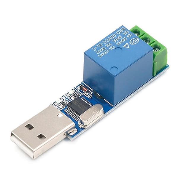 LCUS-1 USB Relämodul Inbyggt PL2303 USB Kontrollerchip Stabil Anslutning