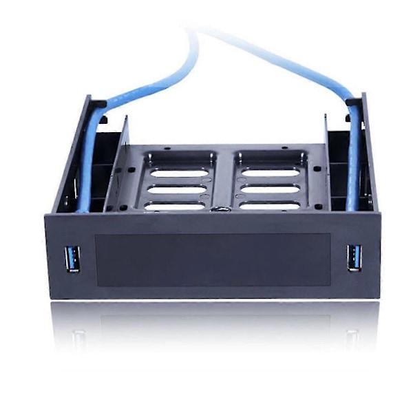 2 X Usb 3.0 Frontpanel med 3,5 tommer enhed/hdd eller 2,5 tommer ssd/hdd til 5,25 diskettedrev til optisk drev (haoyi