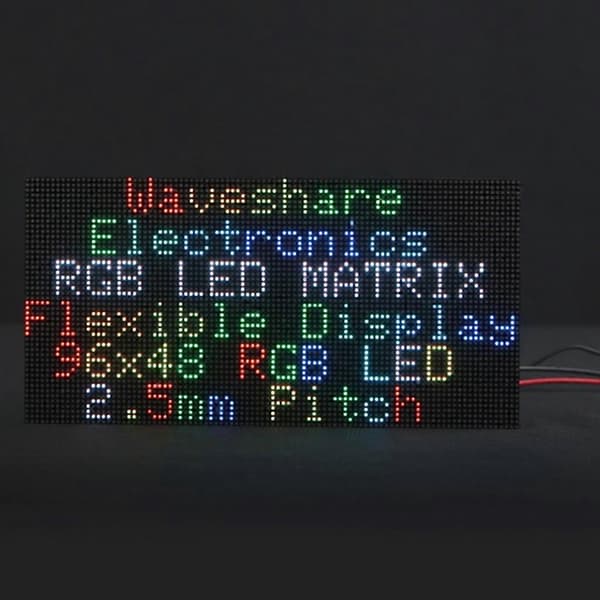 96x48 RGB Flexibel LED-Panel Matris Programmerbar Adresserbar NeoPixel