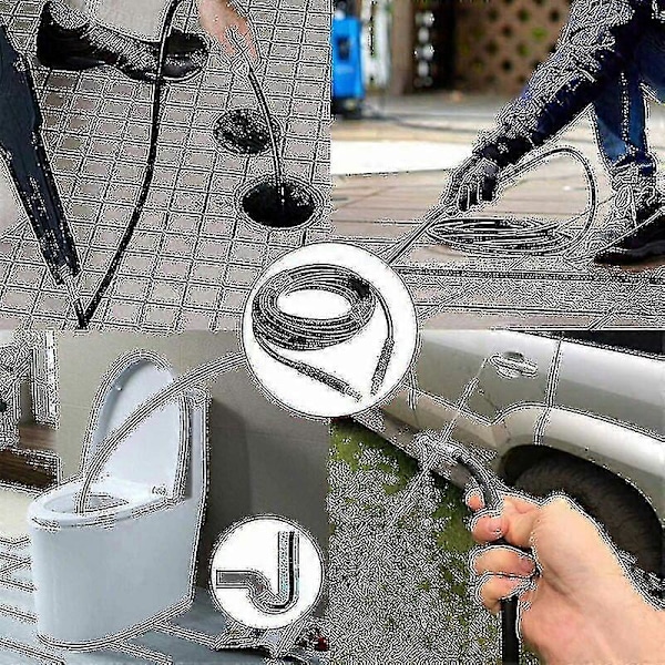 Til Karcher K2 K3 K4 K5 K6 K7 (6m) Højtryksrensere Vandrensning Højtryks Udskiftningsslange Rensesæt 6m/8m/10m/15m