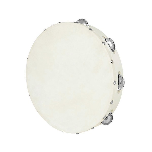 Olf Percussion Instrument 10-tommer Hånd Tamburin Imitation Fåreskind Håndtromme Tidlig Uddannelseslegetøj