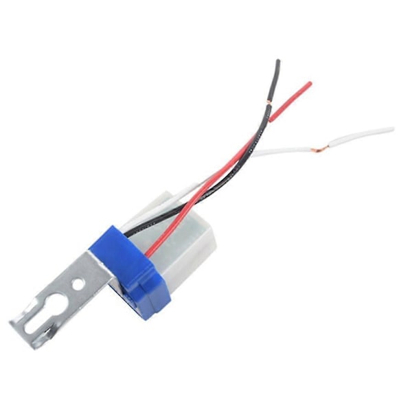 2 stk. Auto On Off Gadebelysning Sensor Switch Foto Switch 220v 10a Automatisk Switch (sammenfiltring)