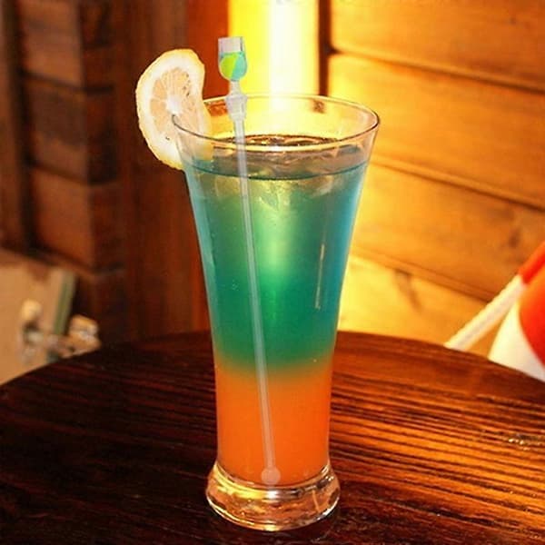 10 stk. blandede bar-rørepinner, muddler, røreøse, cocktailpinner