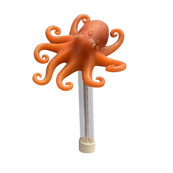 Flydende Prank Pool Termometer Brudsikkert Badekar Vandmålingsværktøj Octopus