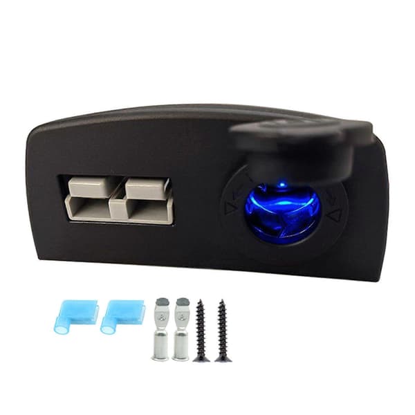50A planmonteret bilstikforbindelse dobbelt USB-opladerstik til campingvogn autocamper lastbil