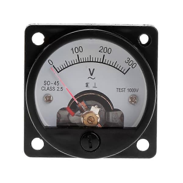SO-45 Analogt Meter Voltmeter 0-300V for Testing av Skipskretser