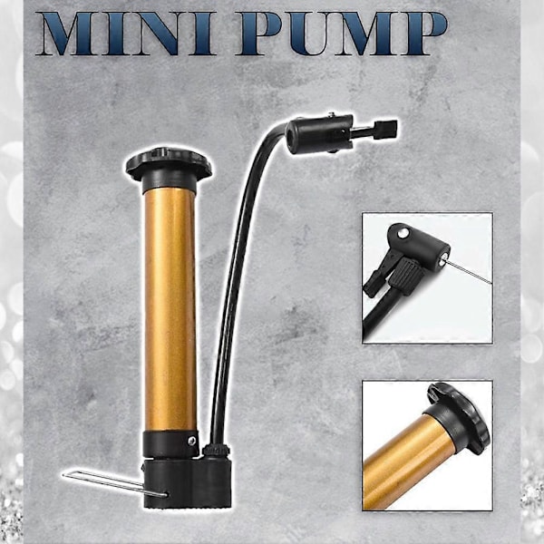 Kannettava Mini Pumppu Mini Polkupyörän Pumppu Käsikäyttöinen Ilmapumppu Keltainen