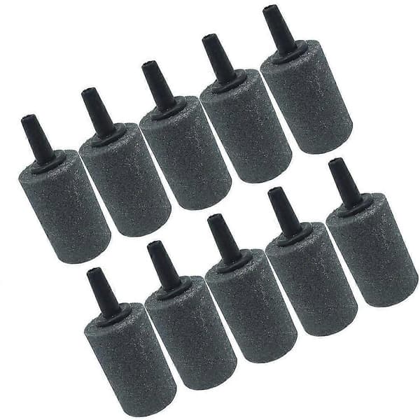 1 tomme luftsten 10 stk. cylinderformet boble diffuser luftsten til akvarium fisketank pumpe og hydroponi