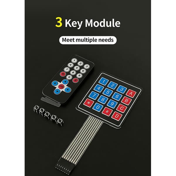 Super Starter Kit för SET R3 Breadboard / Stegmotor / SG90 Servo / 1602 LCD