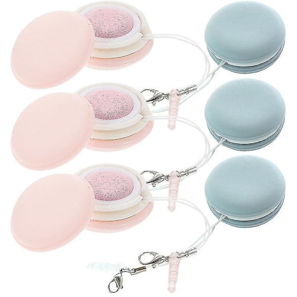 6 stk. Elektroniske Servietter Briller Renseklude Macaron Form Viskestykke Til Rengøring af Linser TY