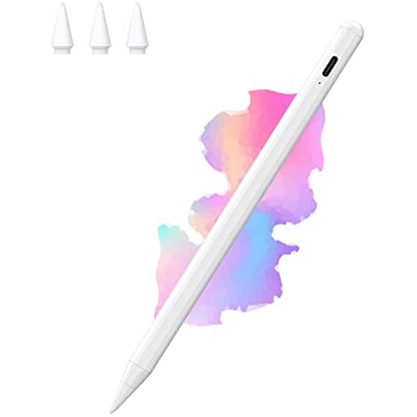 Stylus-kynä, yhteensopiva Apple iPadin kanssa (2018 ja uudemmat) JAMJAKE iPad -kynä nopealla latauksella ja kallistuksen tunnistuksella iPad Prolle (11129 ) iPad 6.-10. sukupolvi