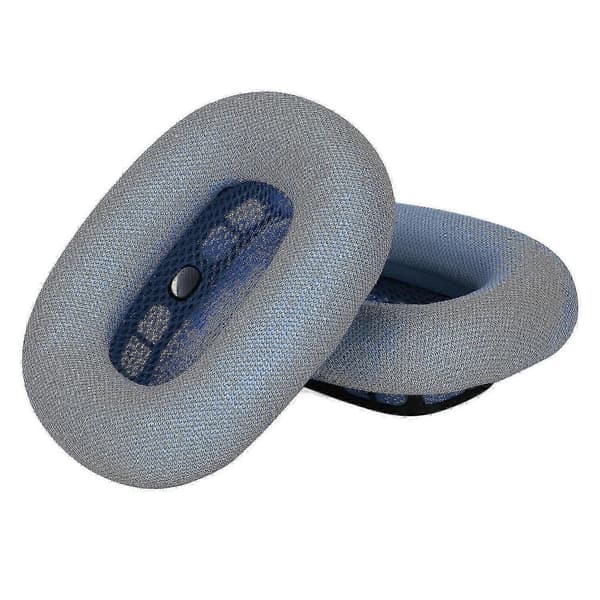 ZENGO AirPod MAX Udskiftnings ørepuder - Bløde Memory Foam Protein Læder Ørepuder (Blå)