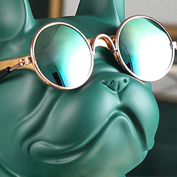 Hjemmedekorasjon, Bulldog Skulptur, Dekorasjon med Oppbevaringsfunksjon, Passer for Stue og