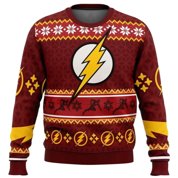 23 Ha Ha Merry Christmas Clown Jultröja present jultomten pullover herr 3D sweatshirt och toppkläder style 3 XL