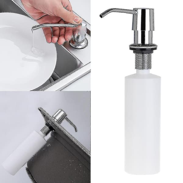 Sæbedispenser 300ml Indbygget Installation Håndpresset Flydende Vaskemiddelbokse TY