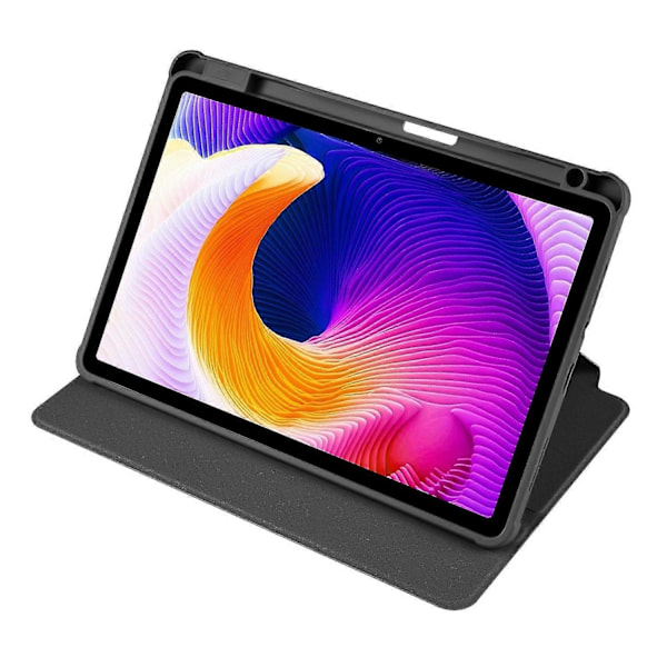For Xiaomi Redmi Pad SE Etui Læder Roterende Stativ Tablet Cover Auto Sleep/Wake - Sort