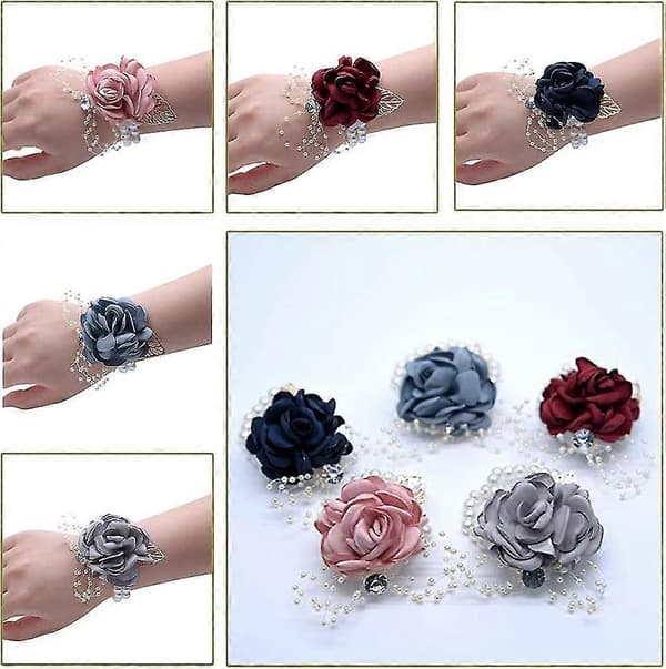 Brudepike Håndleddskorsage Blomsterarmbånd
