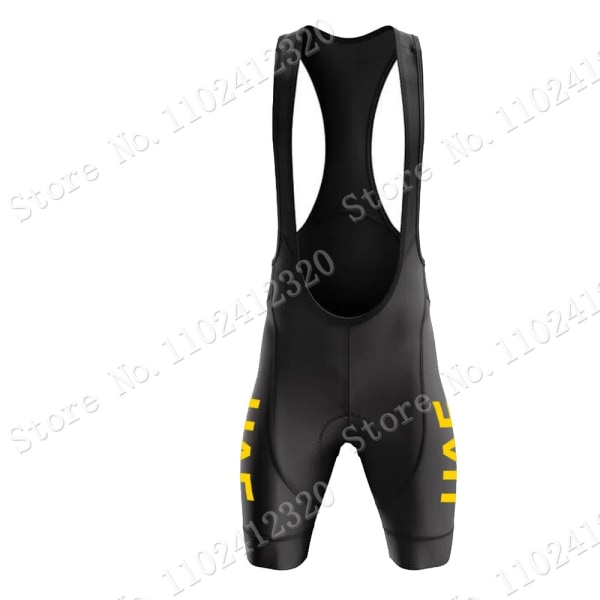 Svart UAE Team 2023 Golden Cykeltröja Set Kortärmad Herrkläder Road Bike Shirts Kostym Cykel Bib Shorts MTB Maillot 15 S