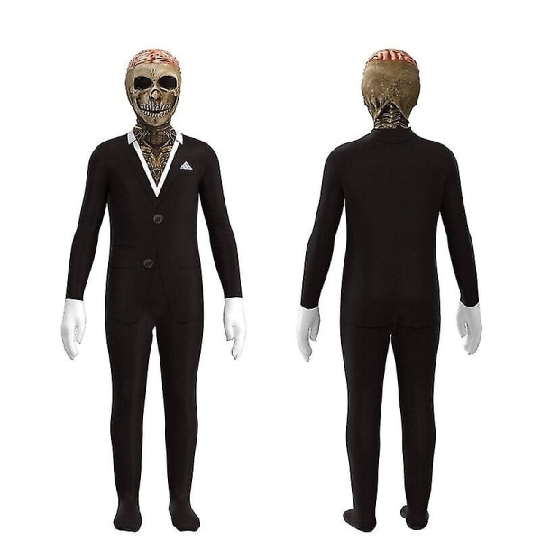 Skeleton Suit Cosplay Dräkt Skull Suit Uniform Halloween kostym för vuxna barn Adult XL