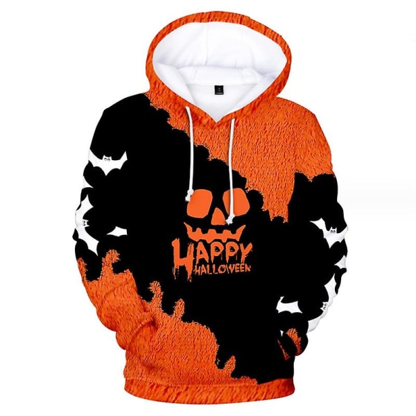 Lättviktshuvtröjor för män och vinterhuvtröja för män Långärmad tröja för män Halloween-huvtröjor för män style 2 KIDS 100