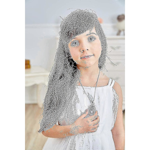 2 stk. The First Amulet Prinsesse Halskæde Tvillingesøster Dråbe Halskæde Magisk Smykkegave til Piger