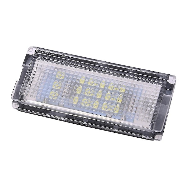 2 stk. nummerpladelys 18 LED 3528smd hvidt nummerpladelys til E46