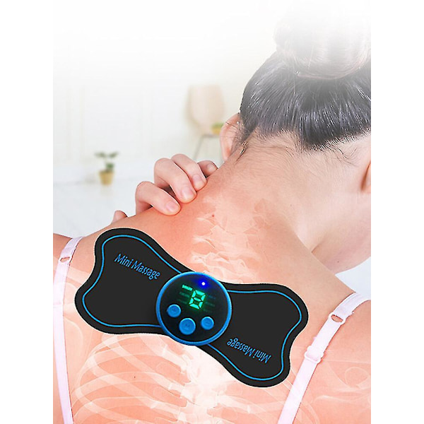 2st Ems Massagestav Portabel Mikroström För Smärtlindring Mini Cervikal Verktyg, 100% Ny