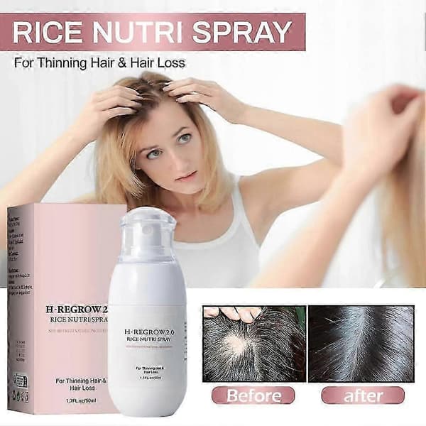 Lämplig för Zephta H-Regrow -2.0 Hårväxt Prorevita Ris Nutri Spray