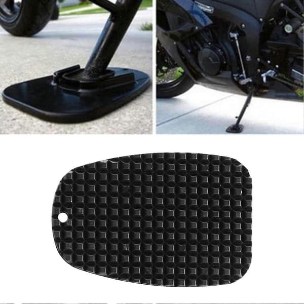 Halkfri Sidostödsplatta Universal Repskydd Kickstand Basplatta för Motorcykel