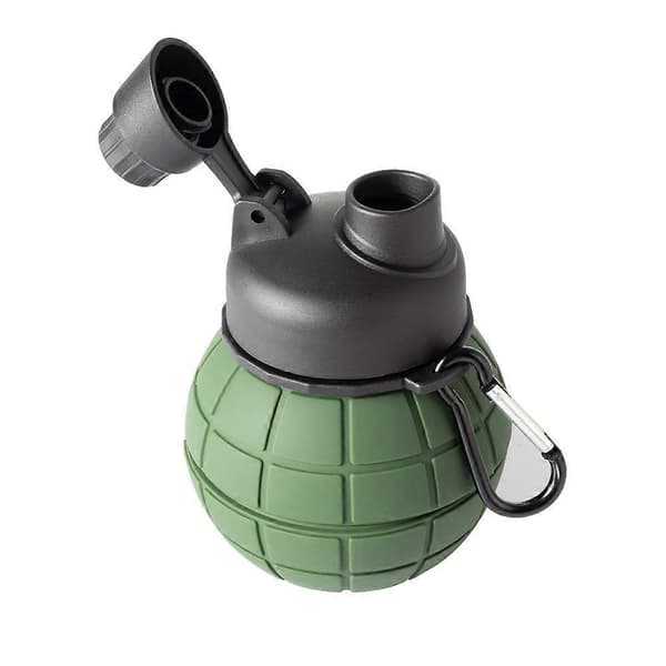 Sammenklappelig kedel, silikone, 550 ml, grøn
