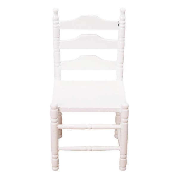 Dockskåpsmodell Stolar Minihus Trästol Litet Hus Dekor Chic och Mode Barn 12.00X6.00X5.70cm 1Set