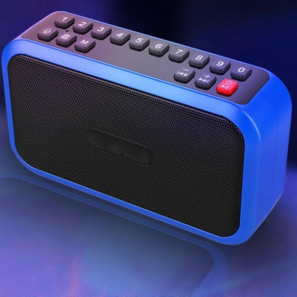 Bluetooth5.0-yhteensopiva Mini TF -korttisoitin 3,5 mm:n audio kannettava radio