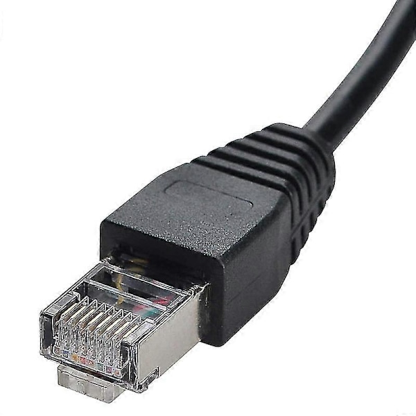 RJ45 1 Han till 2 Hon Ethernet-delarekabel för Super Cat5, Cat6, Cat7 LAN Ethernet-nätverk Ext (haoyi