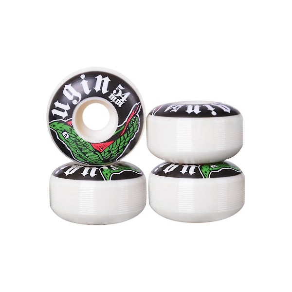 4 Pak Skateboard Hjul 52 X 32mm Hjul Høj Modstandsdygtighed 100a Pu Double Rocker Skateboard Hjul