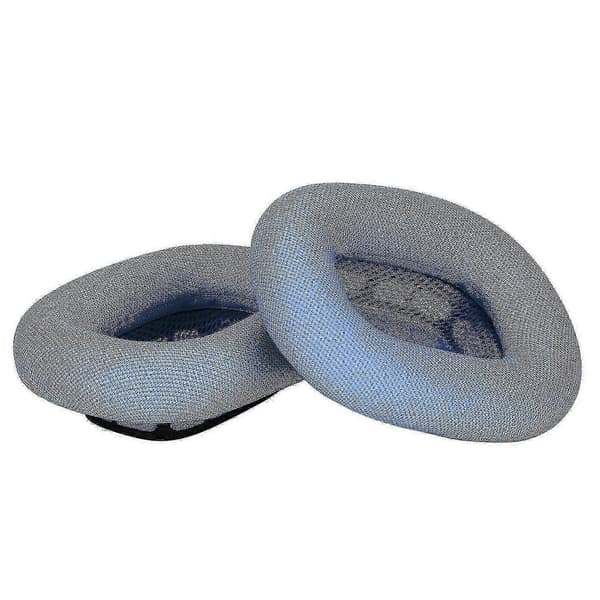 ZENGO Erstatningsøreputer for AirPod MAX - Myke øreputer i proteinlær med memory foam (blå)