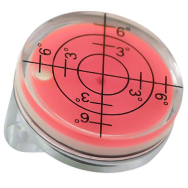 Golf Green Reading Marker 2 In 1 Golf Ball Marker Tool Golftillbehör för män Present Läshjälp Golftillbehör Golfboll Red