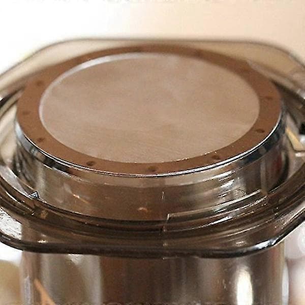 2 Kaffe Metal Filter - Genanvendeligt Rustfrit Stål Filter Til Kaffemaskine (haoyi)