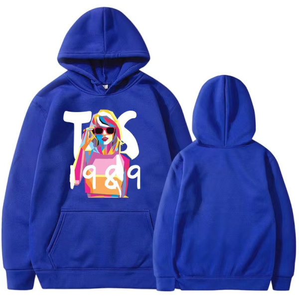 Taylor Swift the eras tour Taylor perifere hættetrøjer forår og efterår til mænd og kvinders sweatshirts blue XXXL